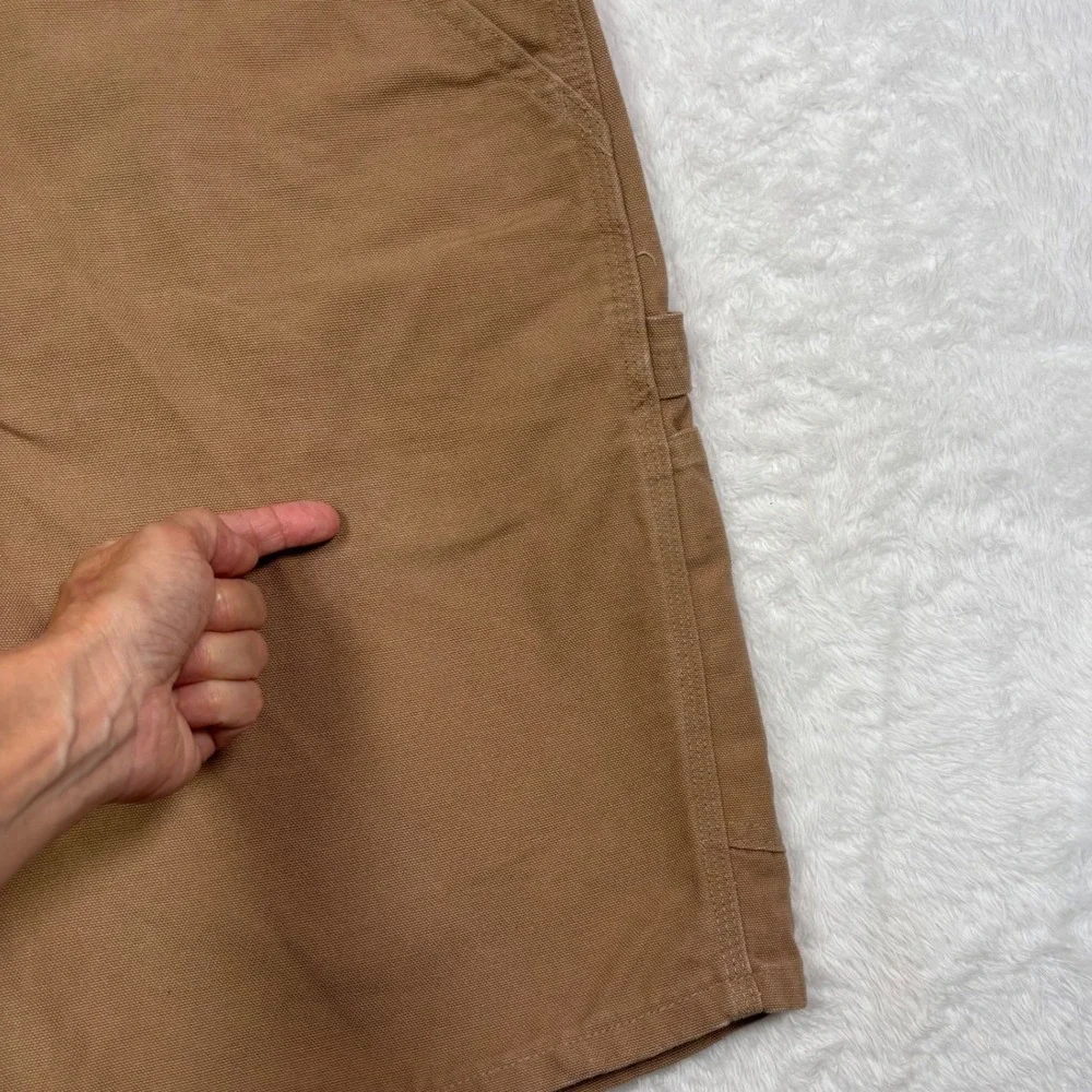 VTG Y2K Carhartt Carpenter Shorts Mens 40 Brown Desert B25 SDL Duck Canvas Work